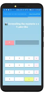 Unravelling the mysterie's of Lake Oku android App screenshot 2